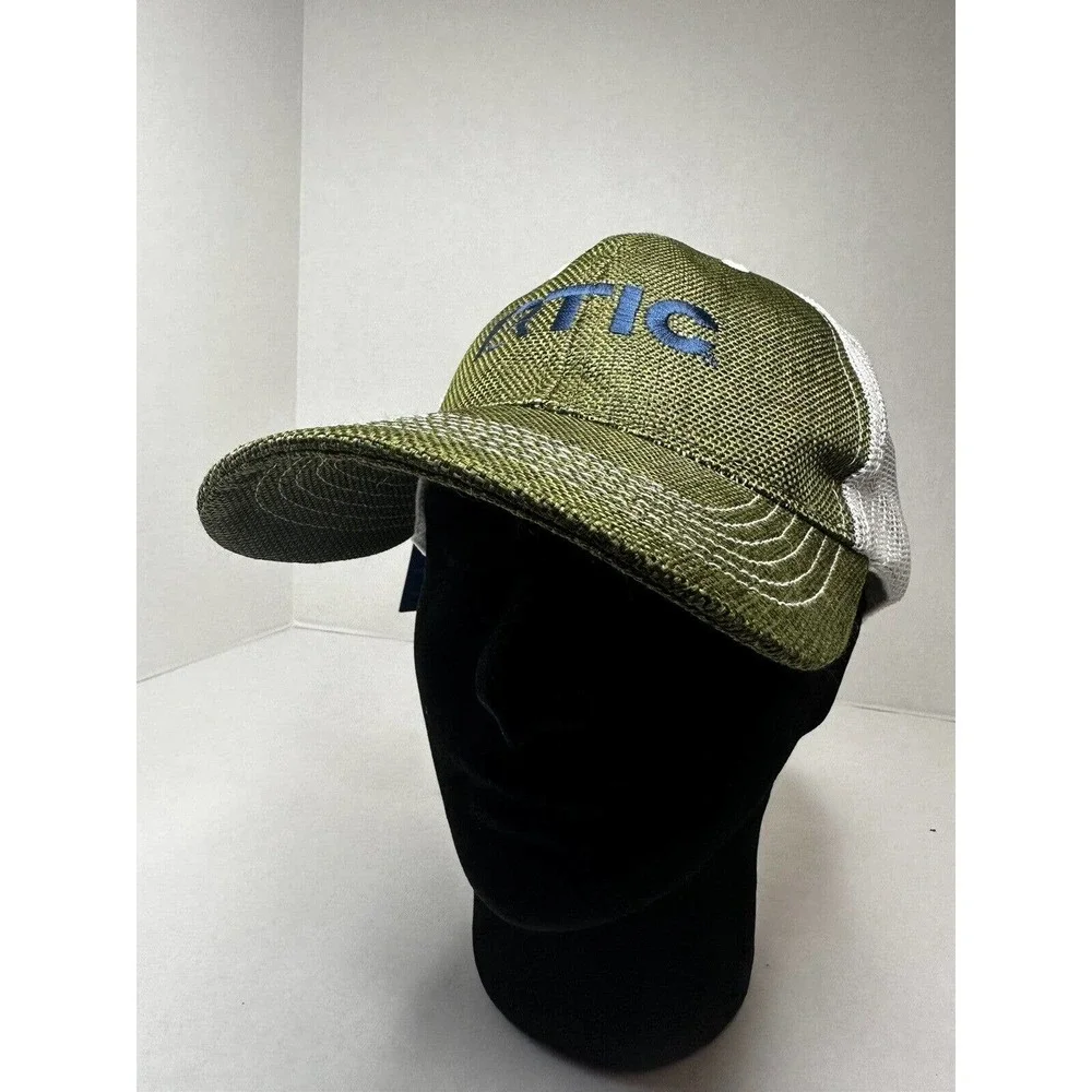 RTIC Trucker Hat Cap Olive Green White Mesh Back Adjustable Snapback NEW